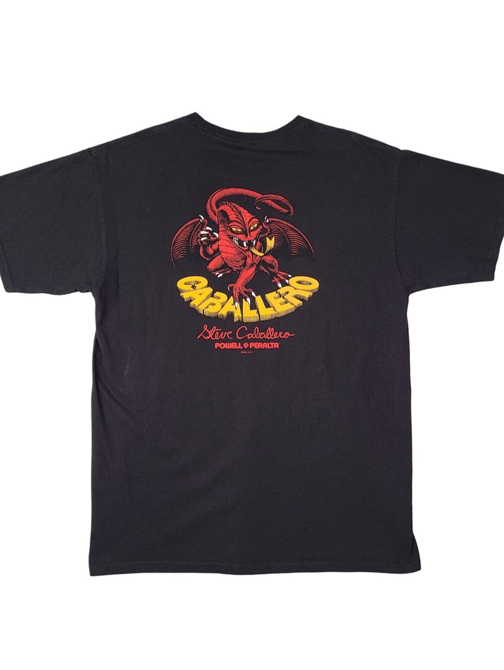 Powell Peralta T Shirt Mens Large Black Steve Caballero Dragon Skateboard 2016